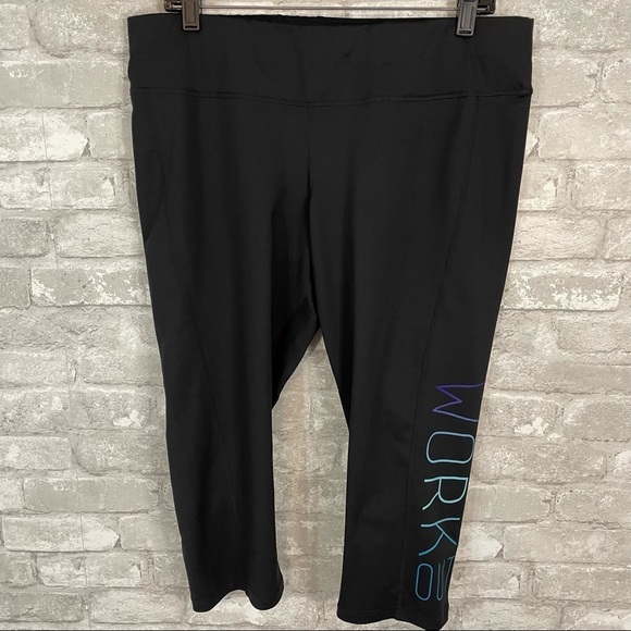 Ideology Work Out Logo Leggings - Picture 1 of 5